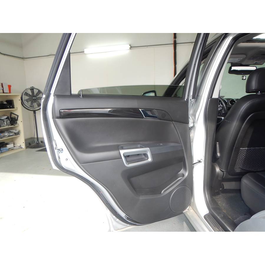2012 Chevrolet Captiva Sport Rear door speaker location