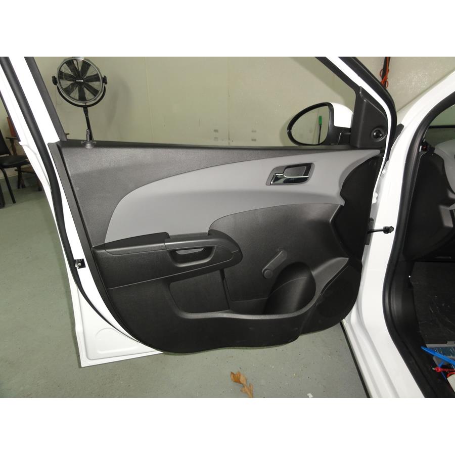 2016 Chevrolet Sonic Front door speaker location