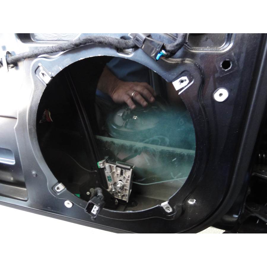 2012 Chevrolet Corvette Factory subwoofer removed