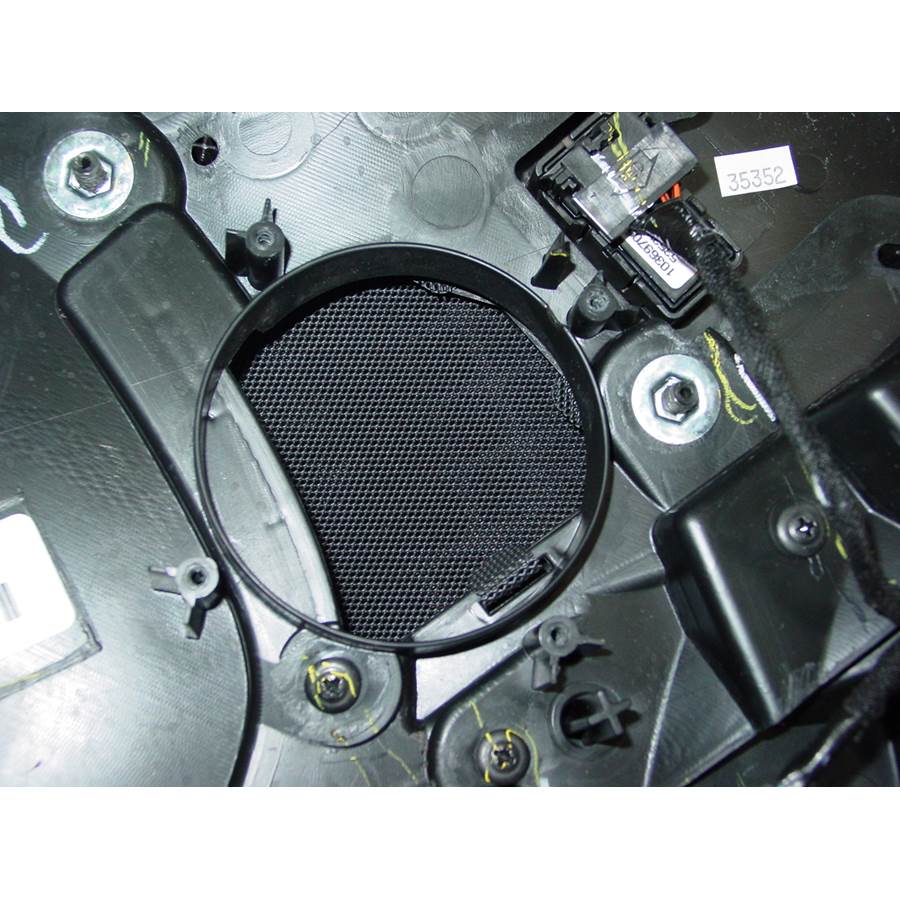 2009 Chevrolet Corvette Front speaker removed