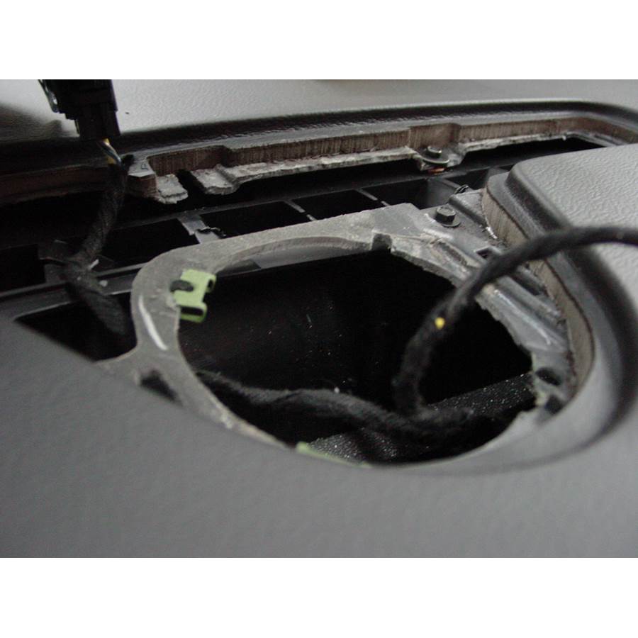 2011 Chevrolet Corvette Center dash speaker removed
