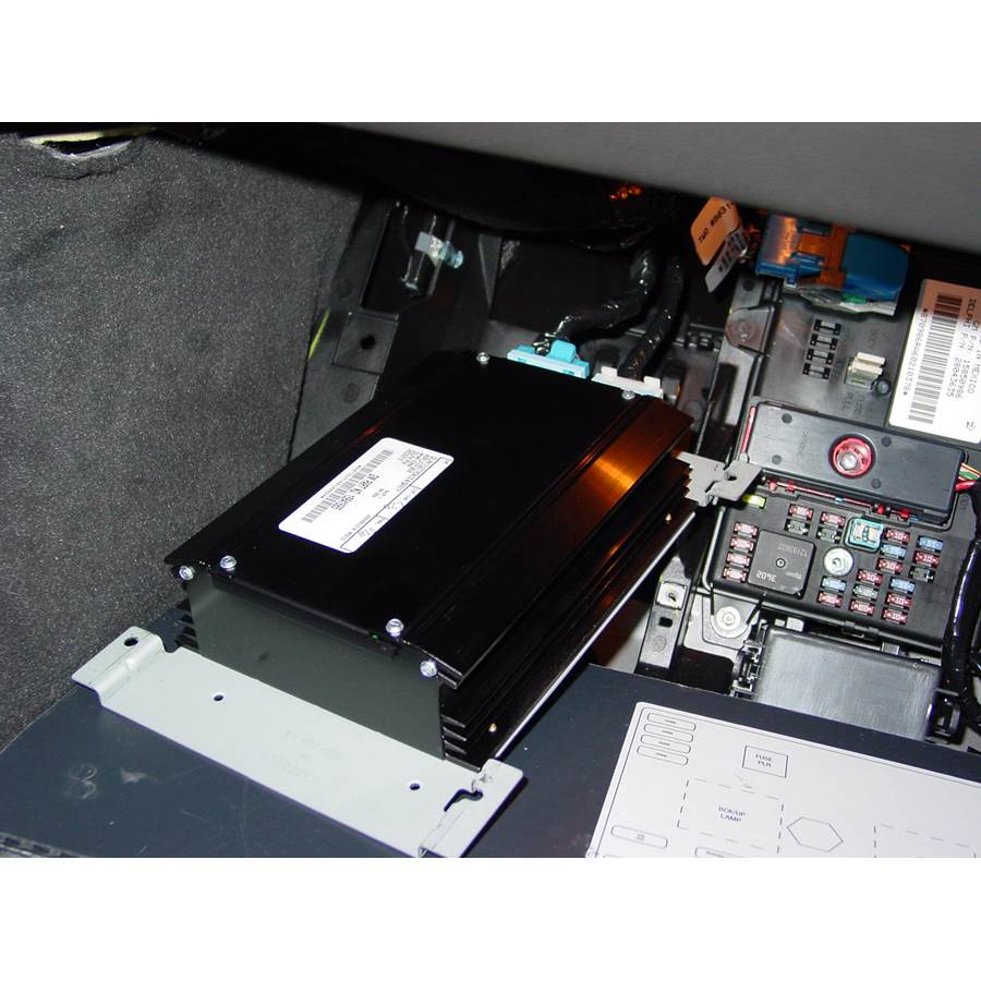 2007 Chevrolet Corvette Factory amplifier