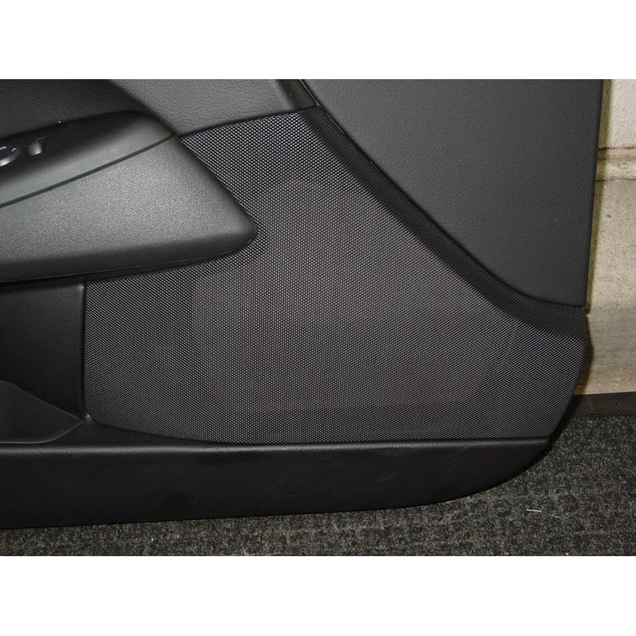 2005 Chevrolet Corvette Factory subwoofer location
