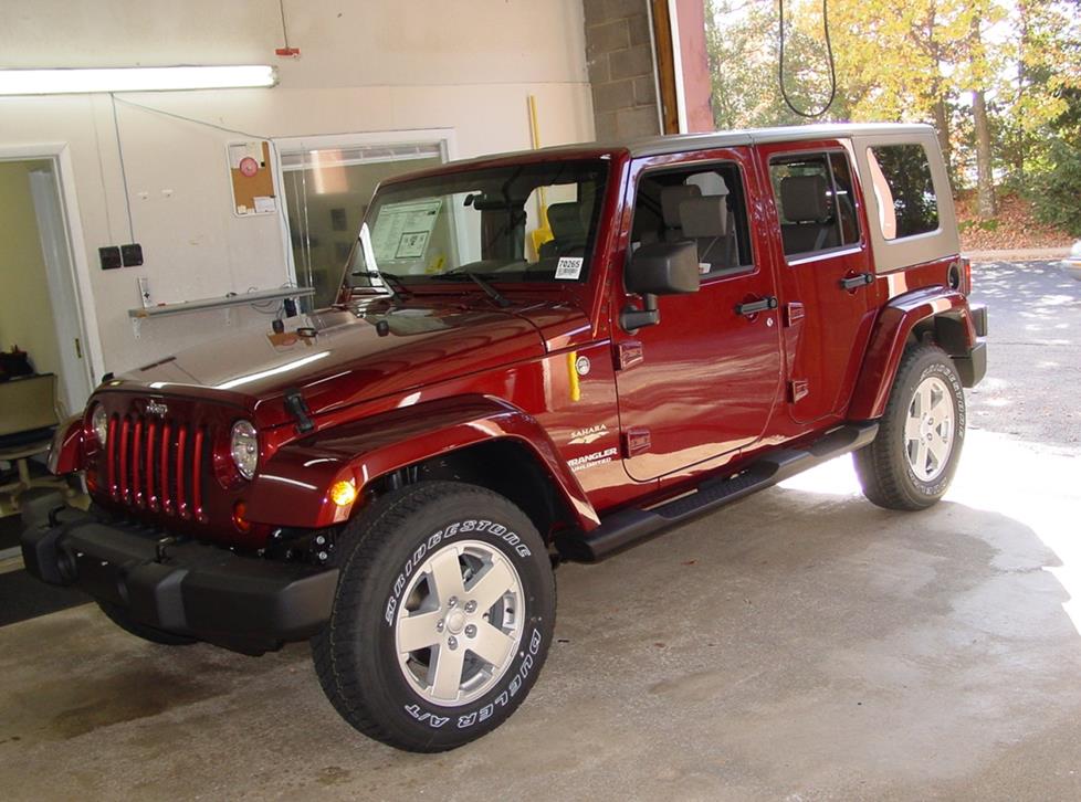 2011 Jeep Wrangler Color Chart