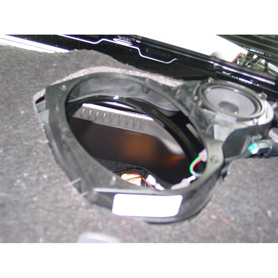 2011 Chevrolet Impala Rear deck speaker removed