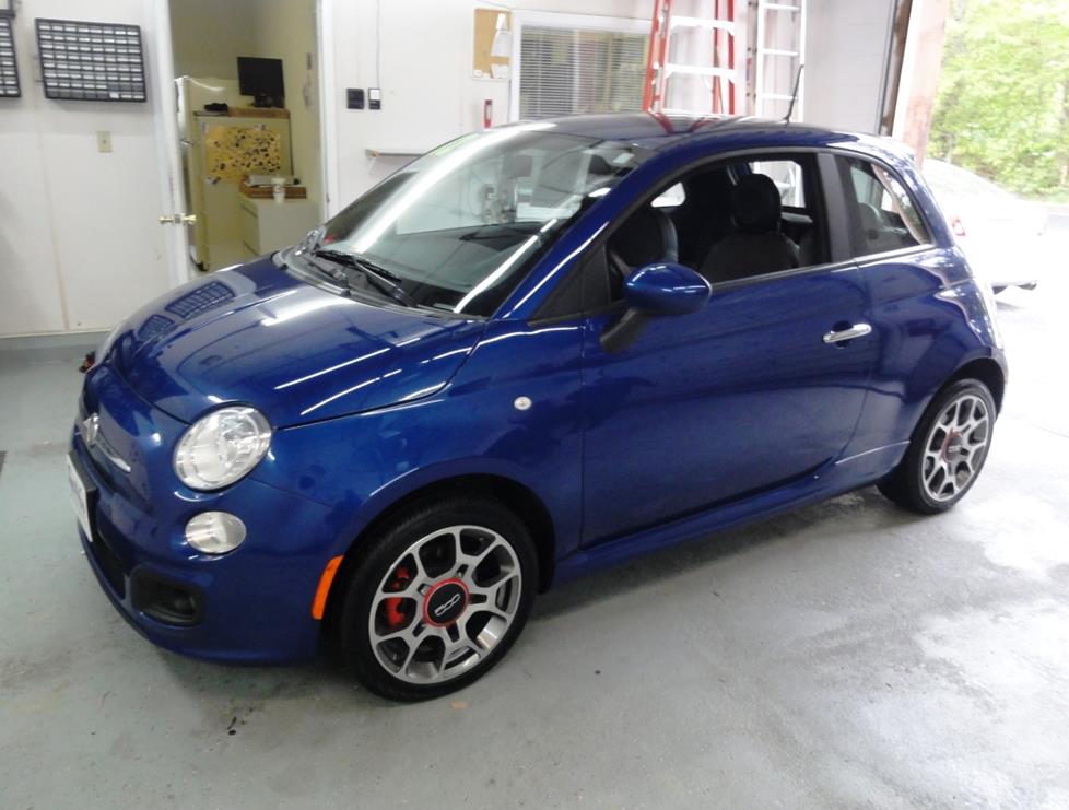 Car Cover Indoors Blue, Fiat 500