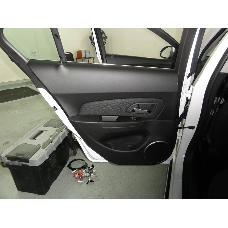 2011 Chevrolet Cruze Rear door speaker location