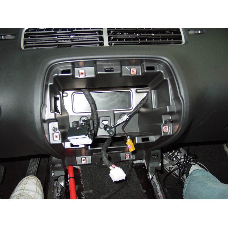 2011 Chevrolet Camaro Factory radio removed
