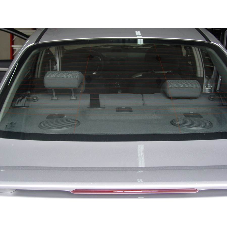 2007 Chevrolet Aveo Rear deck speaker location