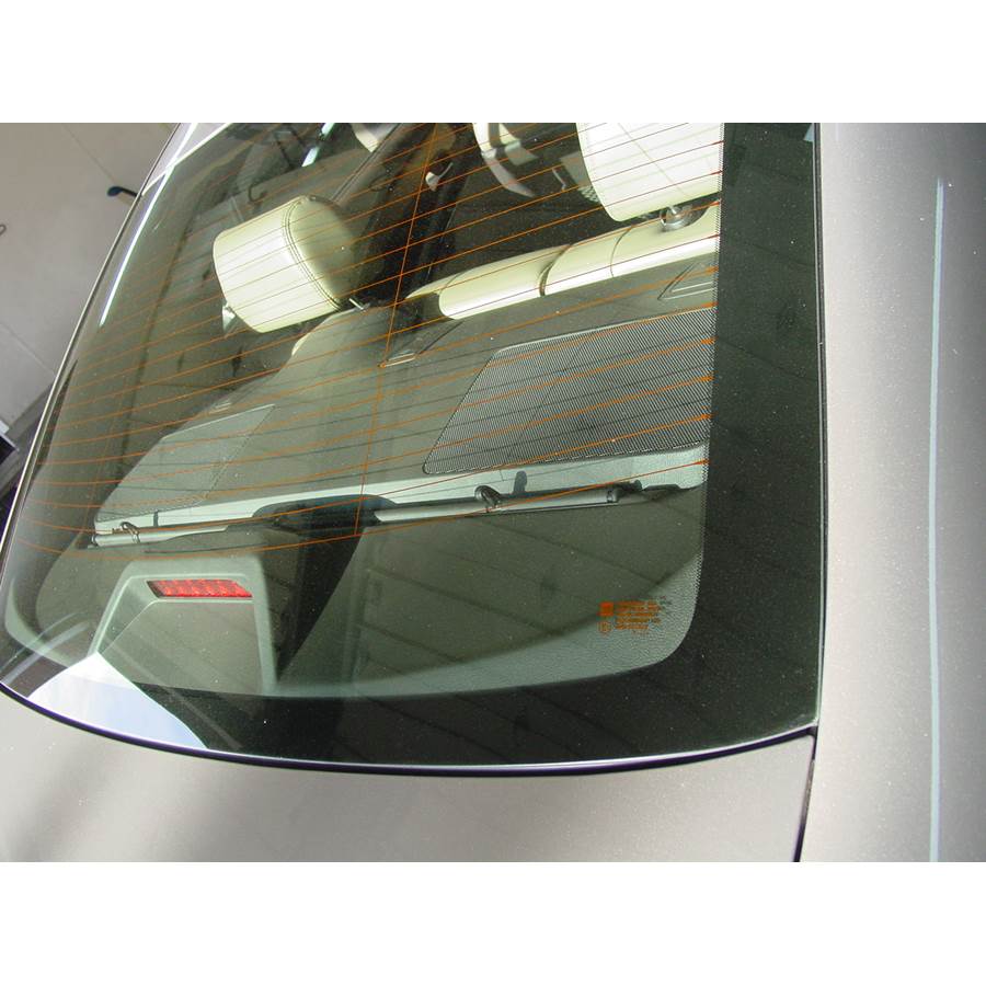 2009 Chevrolet Malibu Rear deck speaker location
