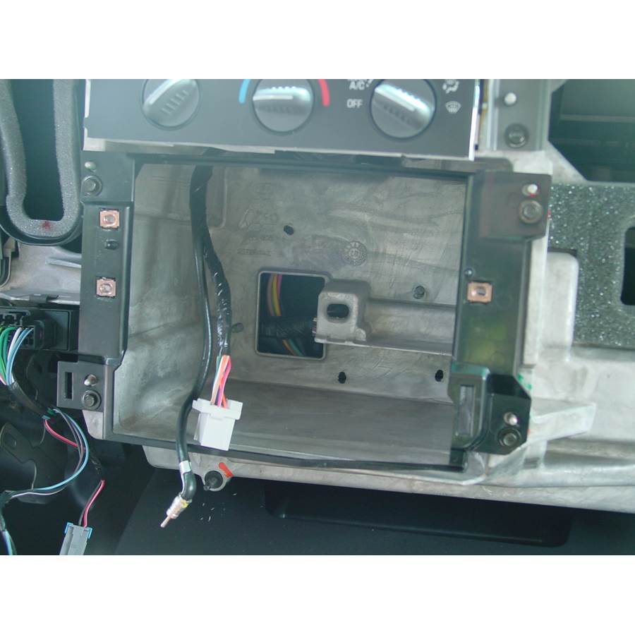 2004 Chevrolet Express Factory radio removed