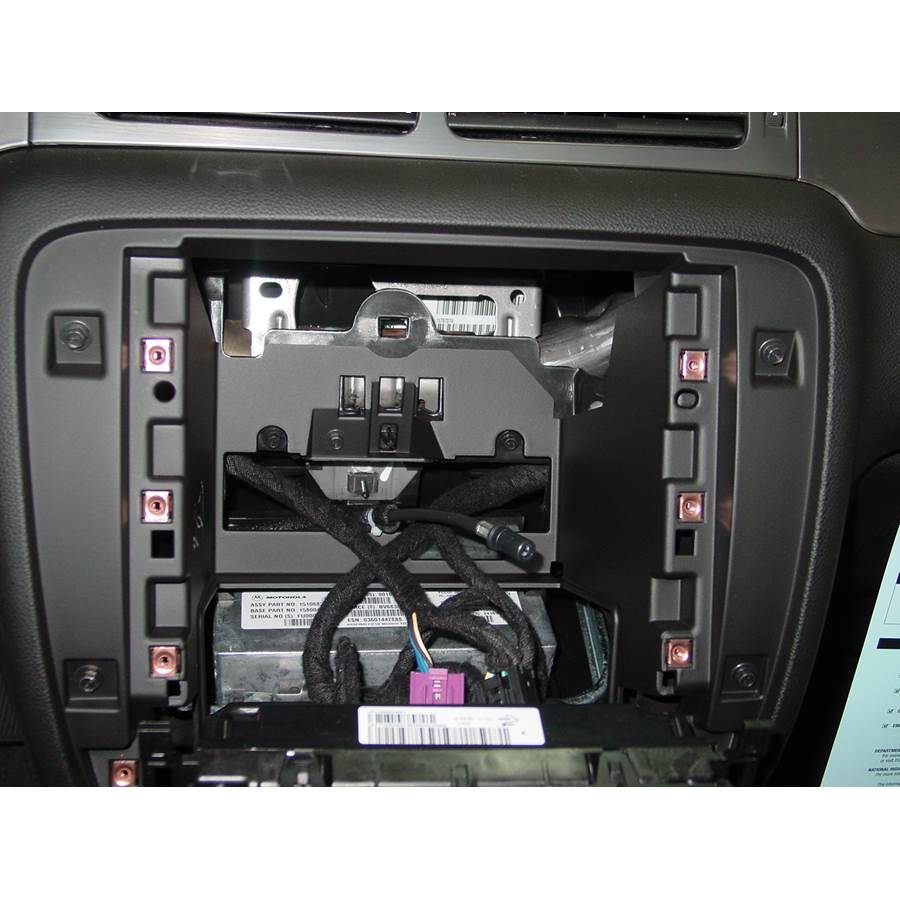 2011 Chevrolet Silverado 2500/3500 Factory radio removed