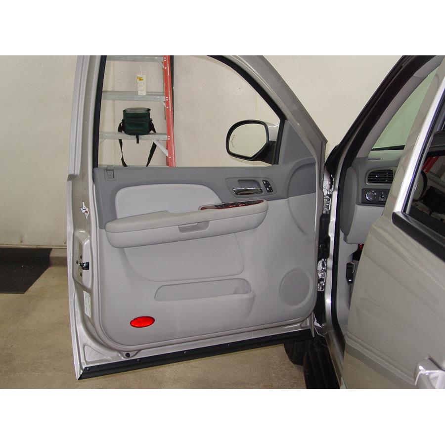 2013 Cadillac Escalade EXT Front door speaker location