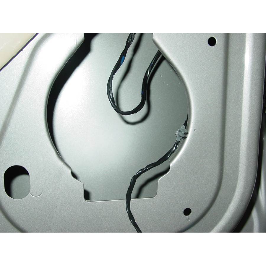 2007 GMC Sierra Denali Rear door speaker removed