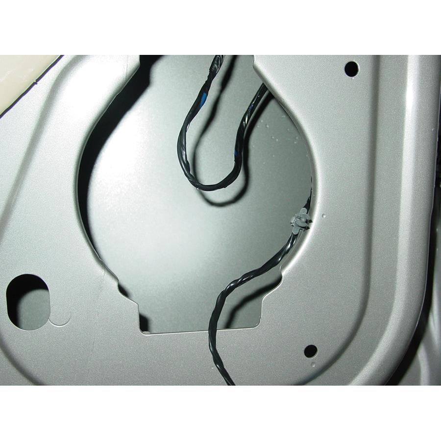 2009 GMC Sierra Denali Rear door speaker removed
