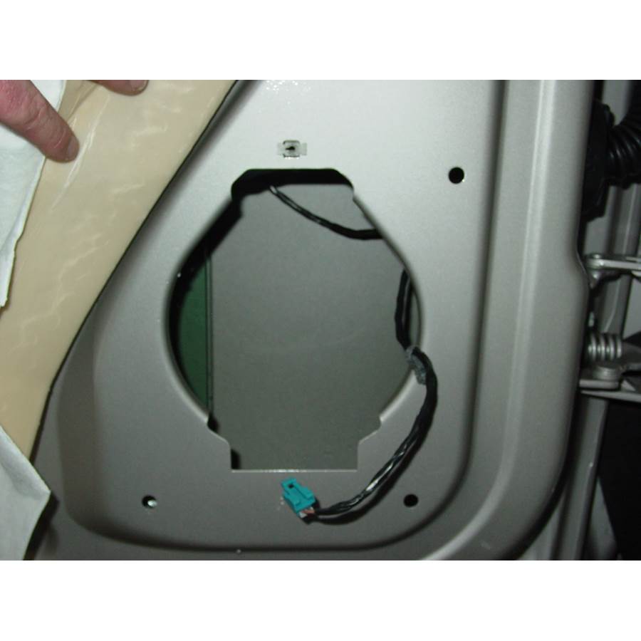 2010 Cadillac Escalade Front speaker removed