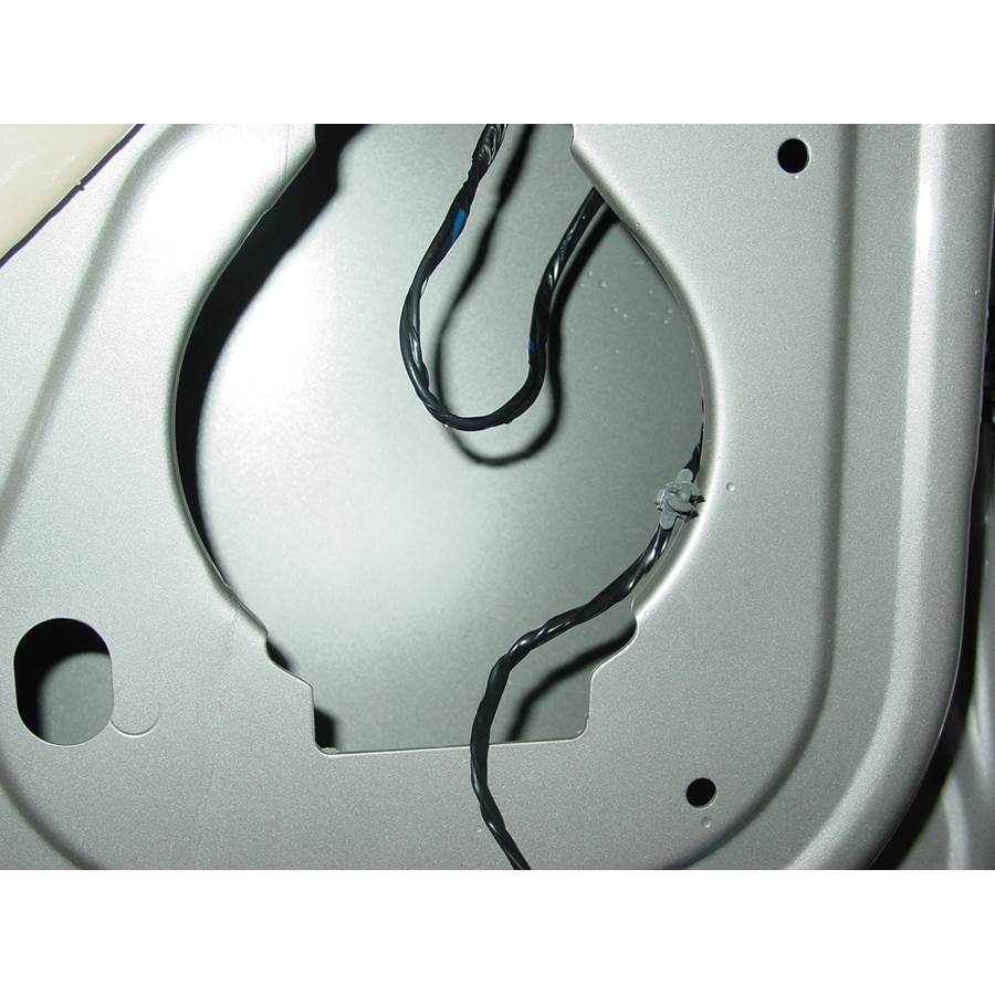 2011 Chevrolet Silverado 2500/3500 Rear door speaker removed