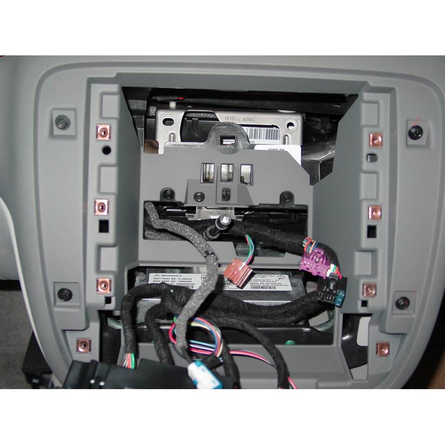 2014 Chevrolet Silverado 2500/3500 Factory radio removed