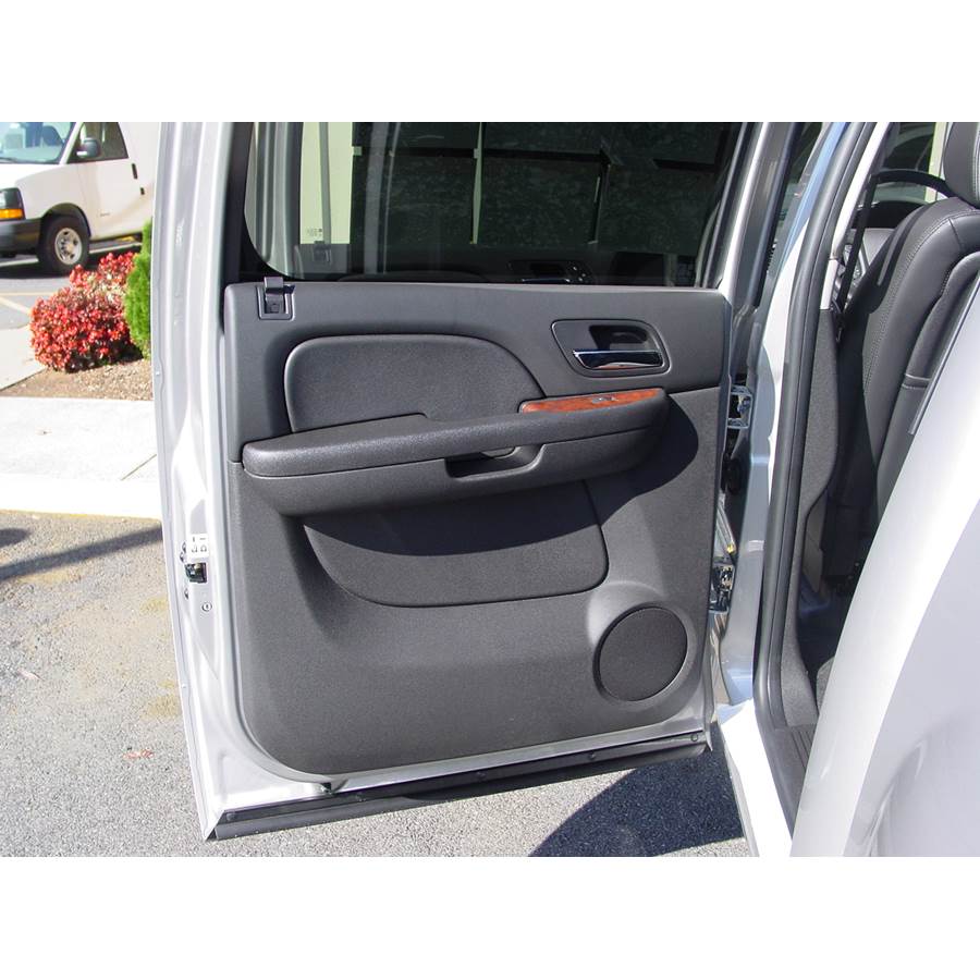 2010 Chevrolet Silverado Rear door speaker location
