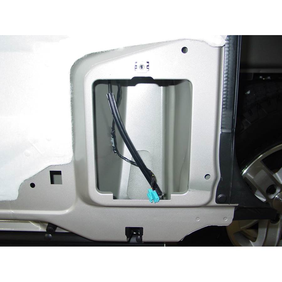 2012 Chevrolet Silverado 2500/3500 Rear door speaker removed
