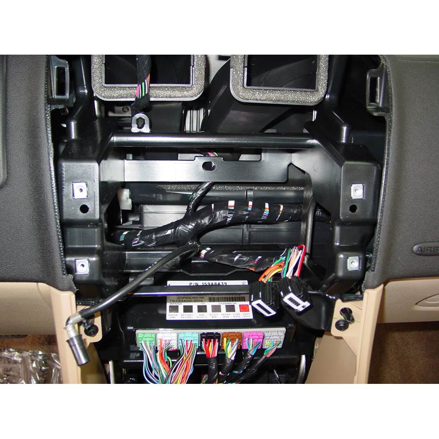 2007 Chevrolet Equinox Factory radio removed