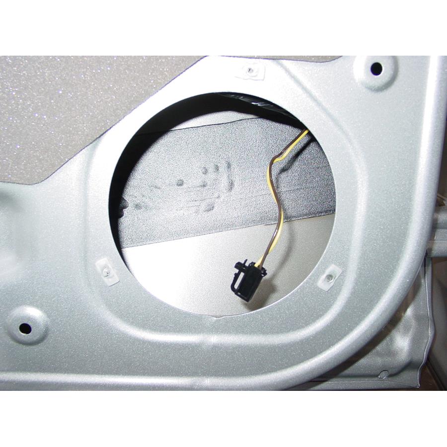 2009 Chevrolet Equinox Rear door speaker removed