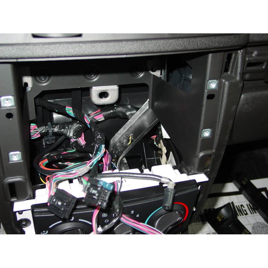 2009 Chevrolet Cobalt Factory radio removed