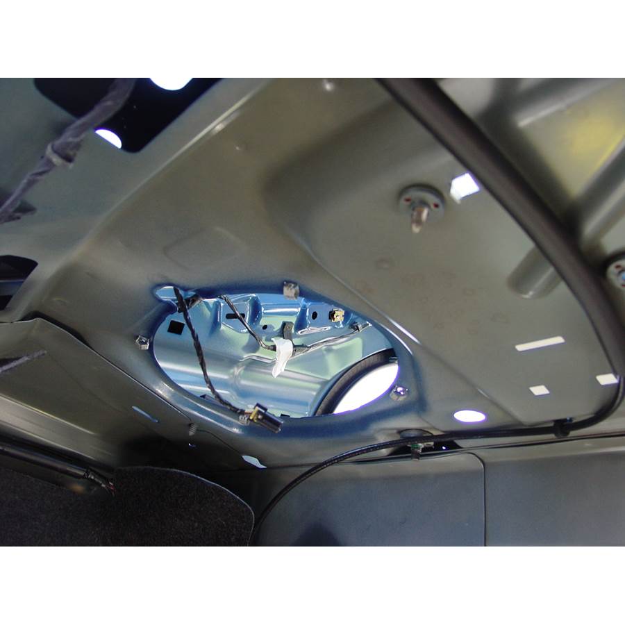 2007 Chevrolet Cobalt Rear deck speaker removed