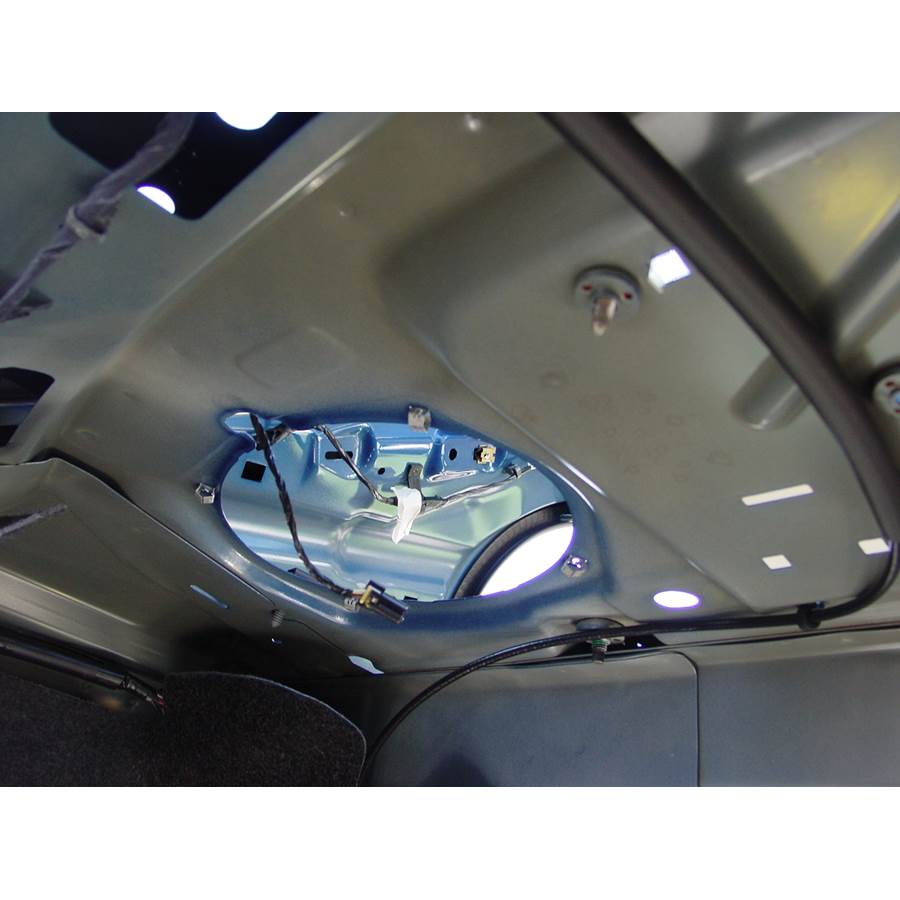 2008 Chevrolet Cobalt Rear deck speaker removed