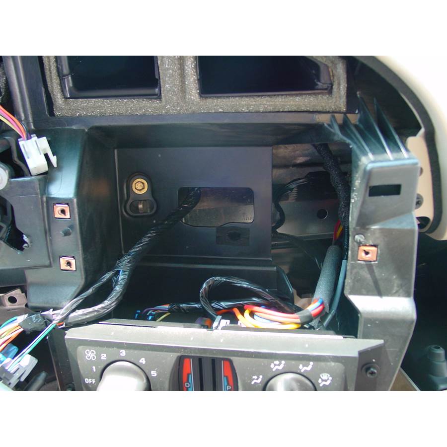 2003 Chevrolet Monte Carlo Factory radio removed