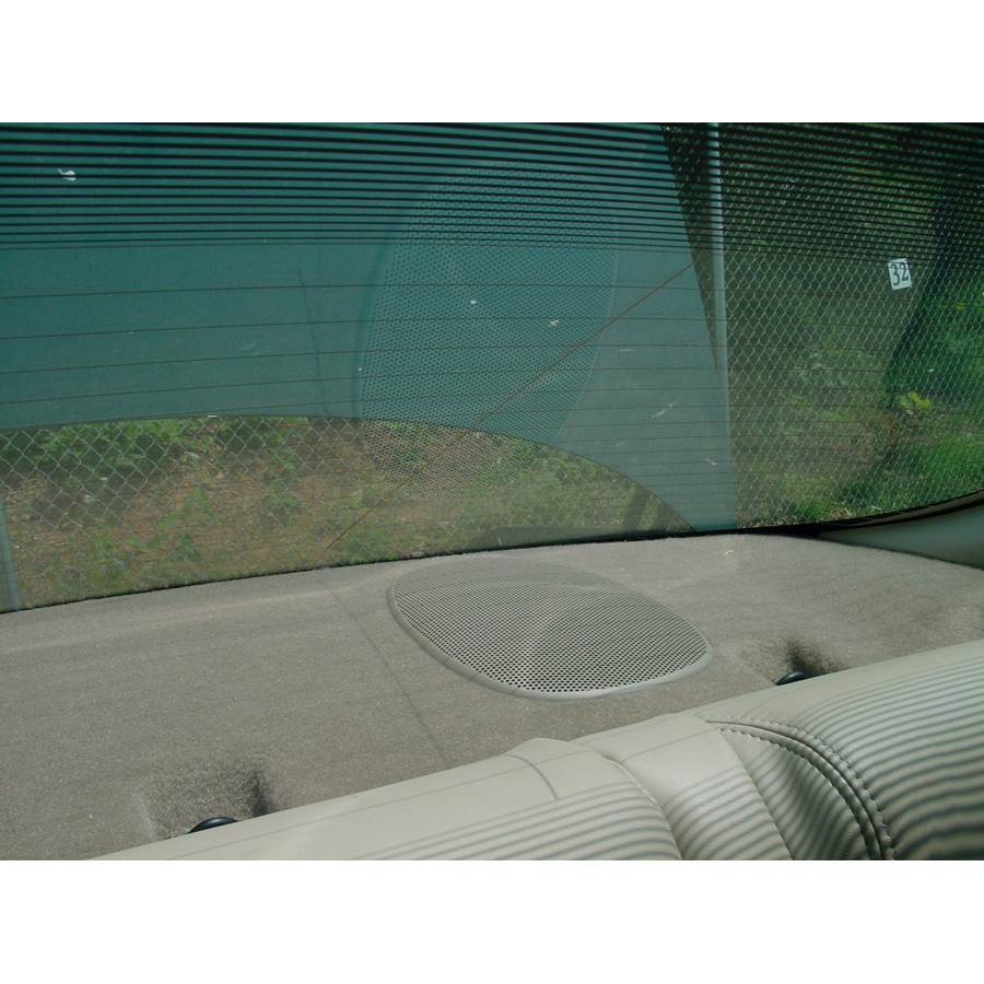 2003 Chevrolet Monte Carlo Rear deck speaker location