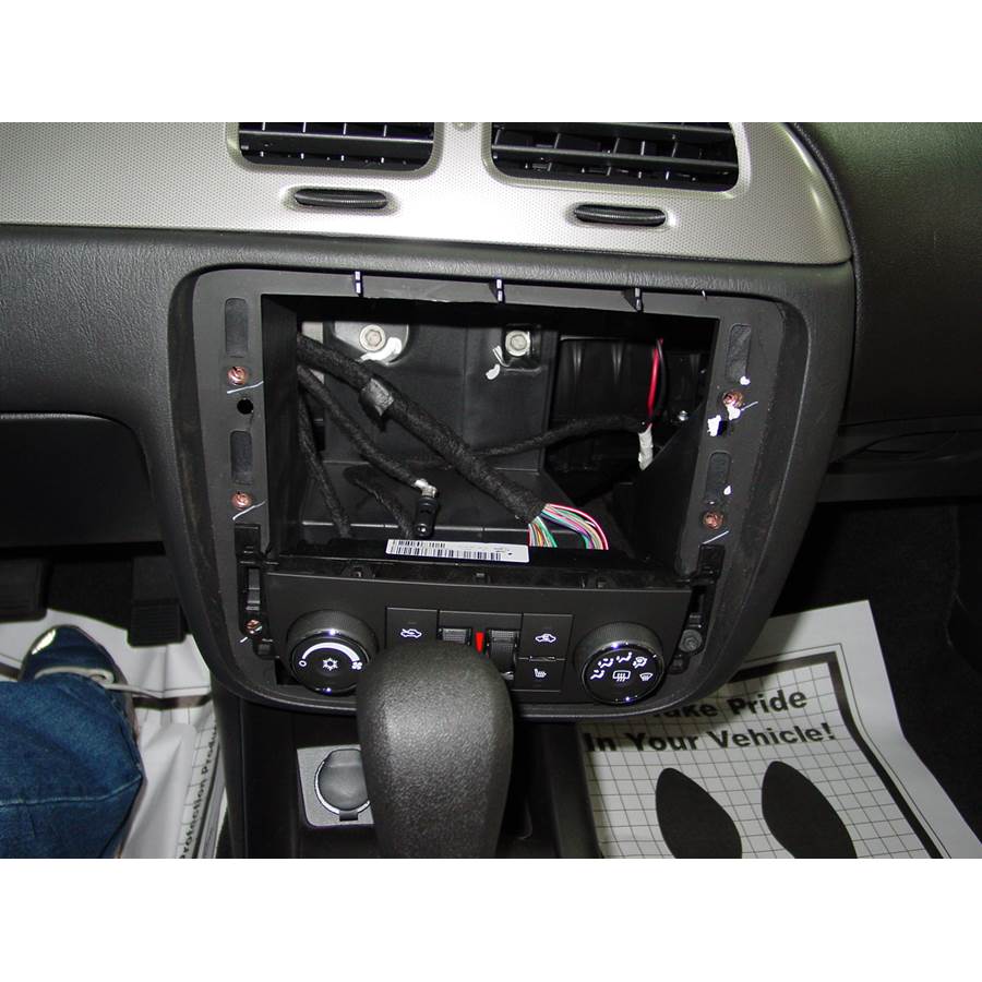 2007 Chevrolet Monte Carlo Factory radio removed