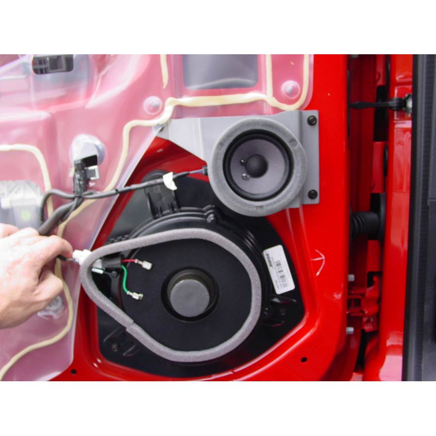 2004 Chevrolet SSR Factory subwoofer location