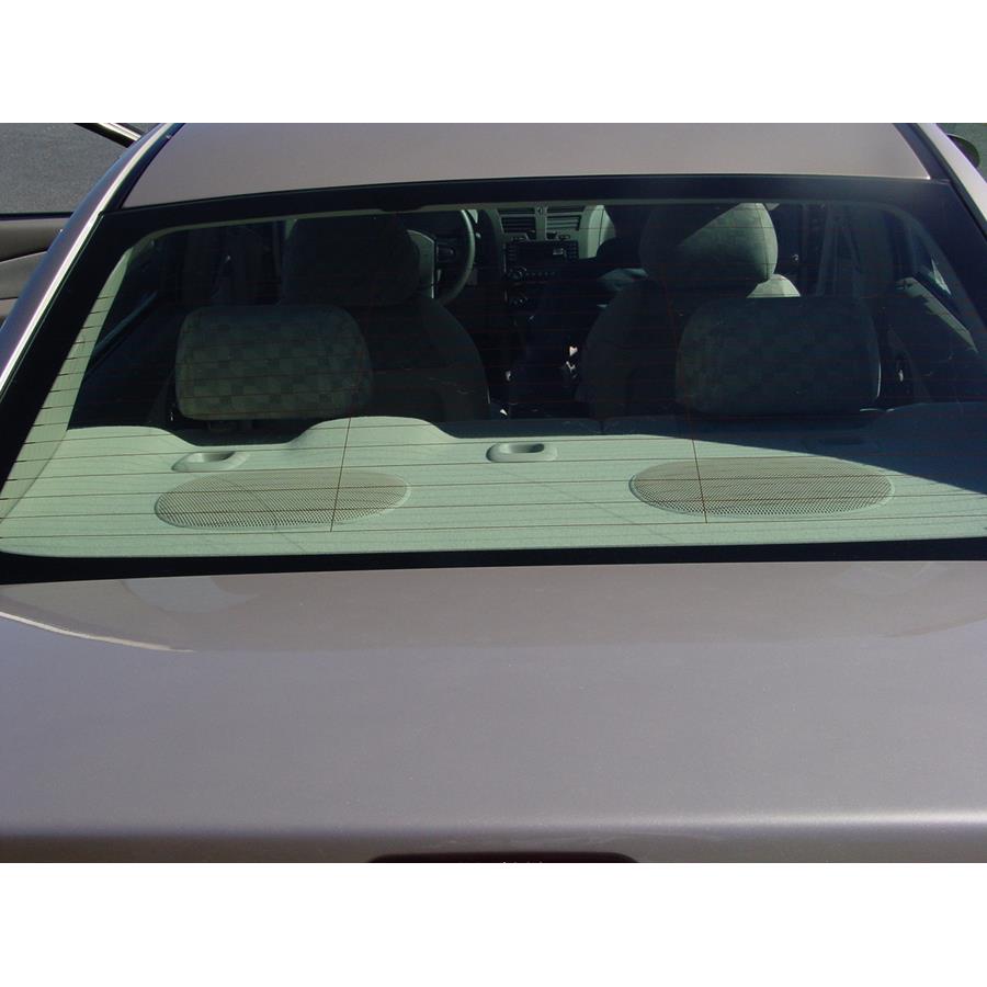 2007 Chevrolet Malibu Rear deck speaker location