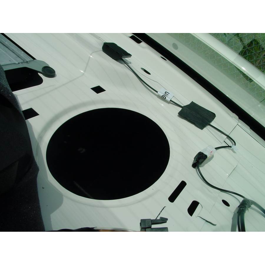 2003 Chevrolet Impala Rear deck speaker removed