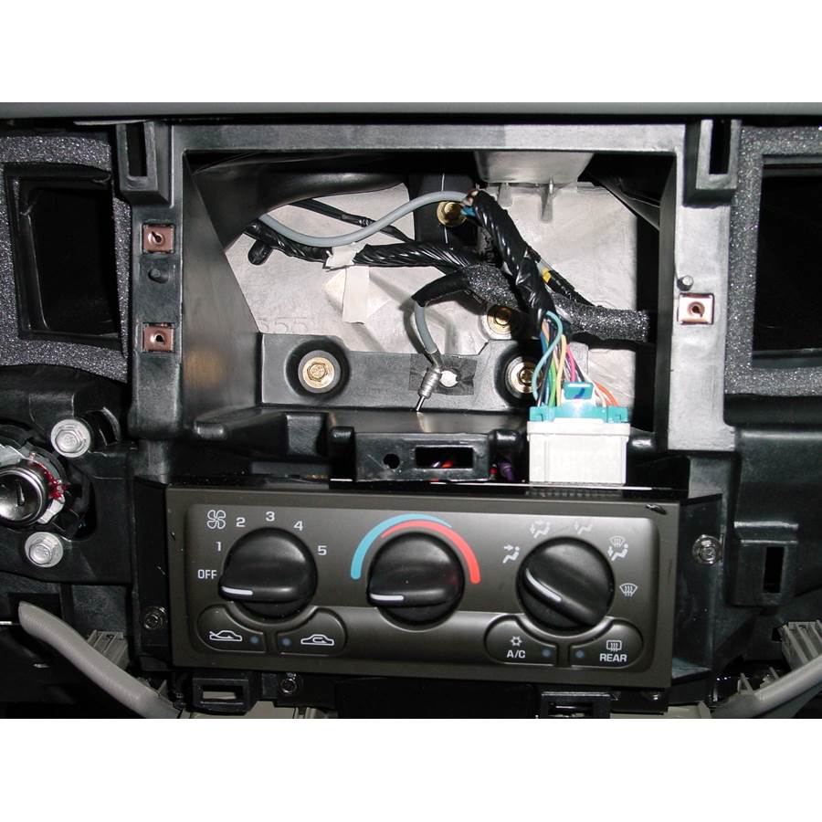 2000 Chevrolet Impala Factory radio removed