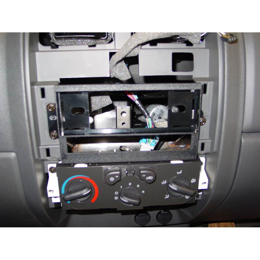 2006 Chevrolet Colorado Factory radio removed