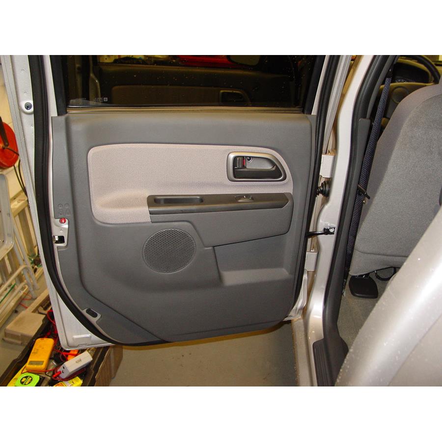 2012 GMC Canyon Rear door speaker location