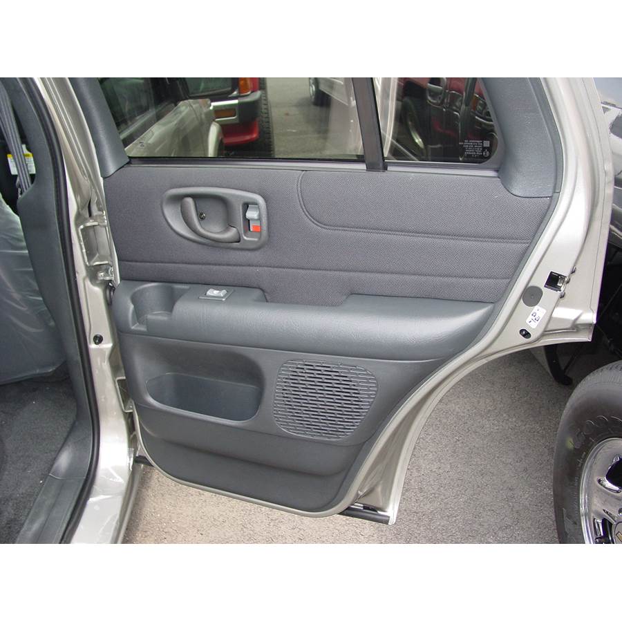 1999 Chevrolet Blazer Rear door speaker location