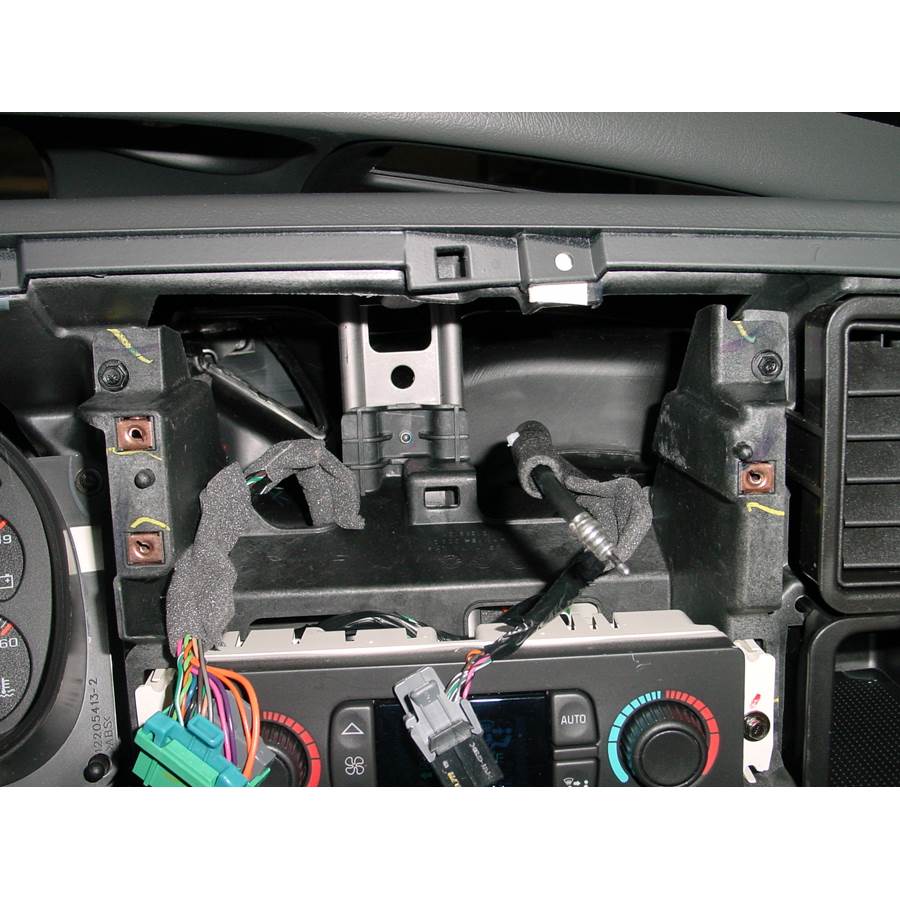 2005 Chevrolet Silverado 1500 Factory radio removed