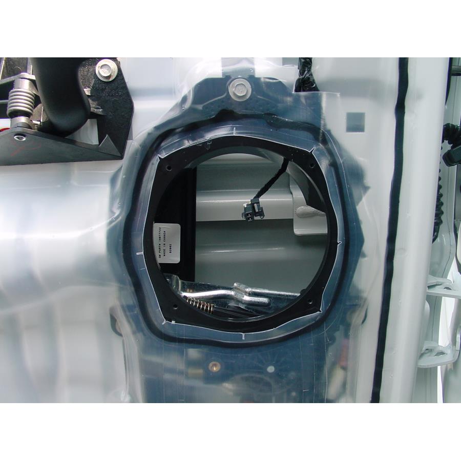 2002 Chevrolet Avalanche Rear door speaker removed