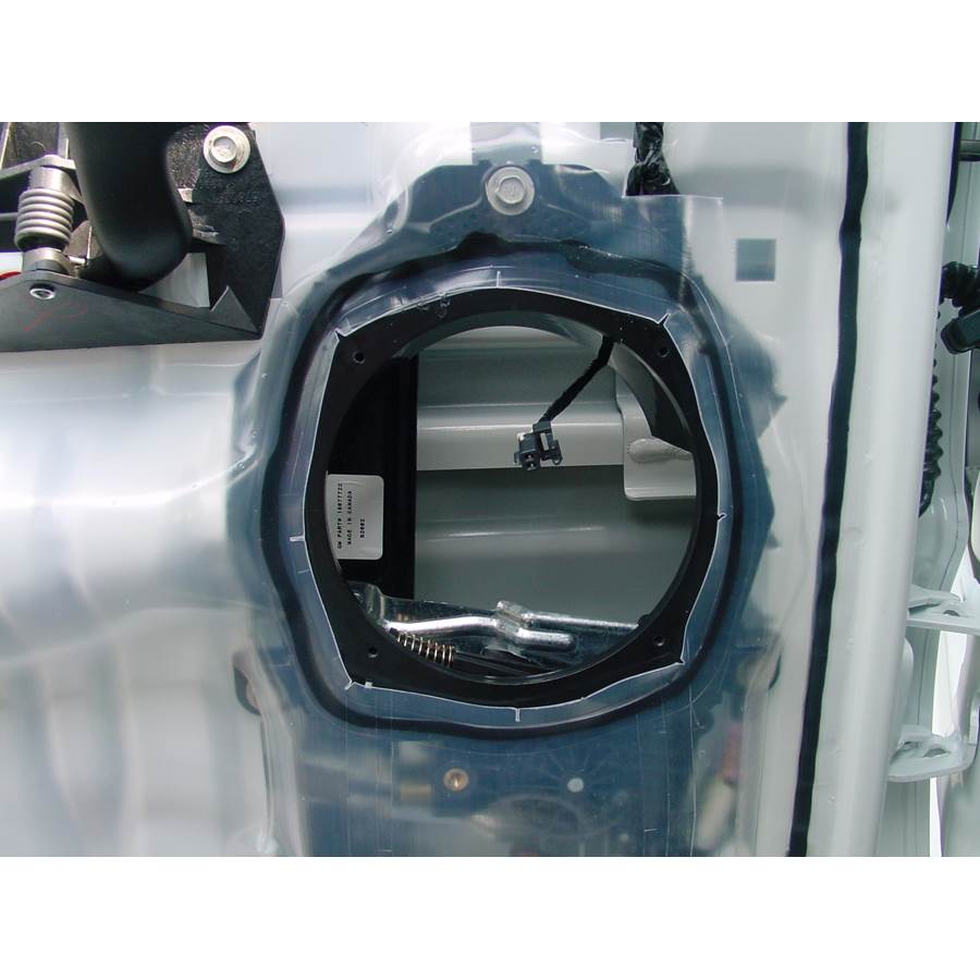 2006 Chevrolet Silverado 2500/3500 Rear door speaker removed