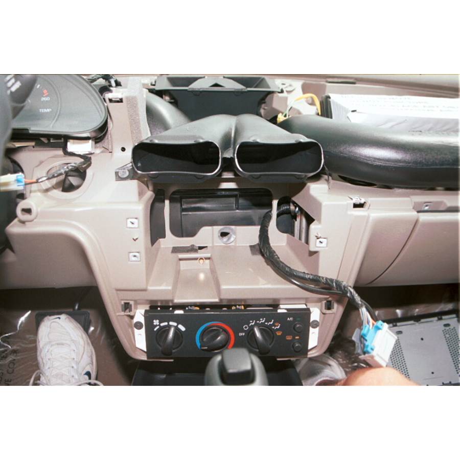 2000 Chevrolet Cavalier Factory radio removed