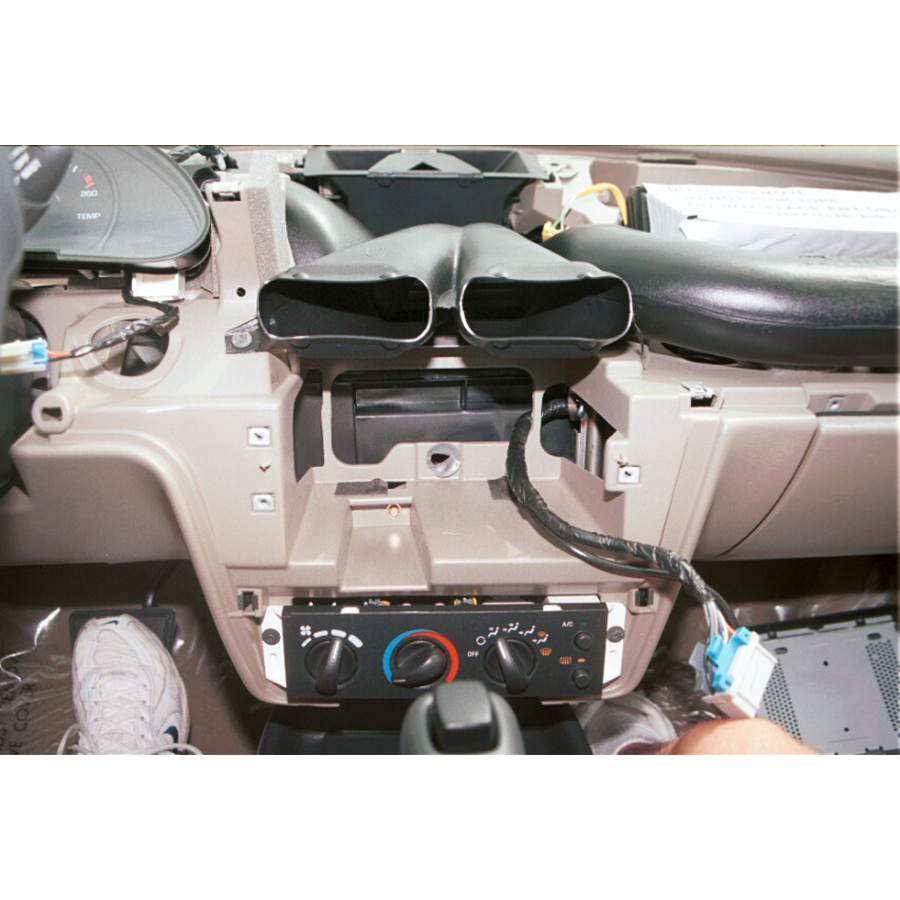 2001 Chevrolet Cavalier Factory radio removed
