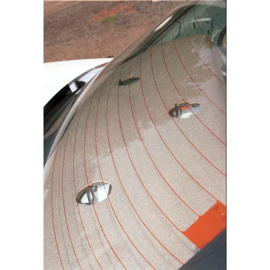 2002 Chevrolet Cavalier Rear deck speaker location