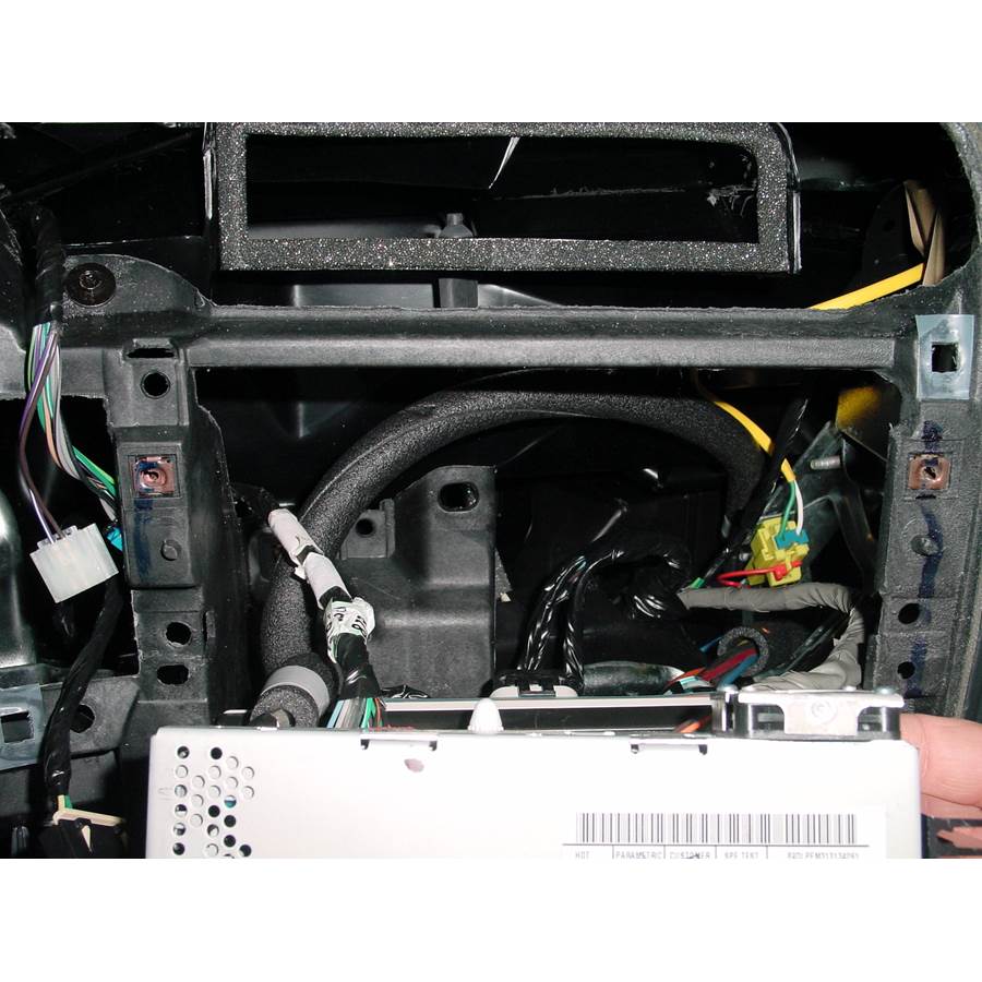 1998 Chevrolet S10 Factory radio removed