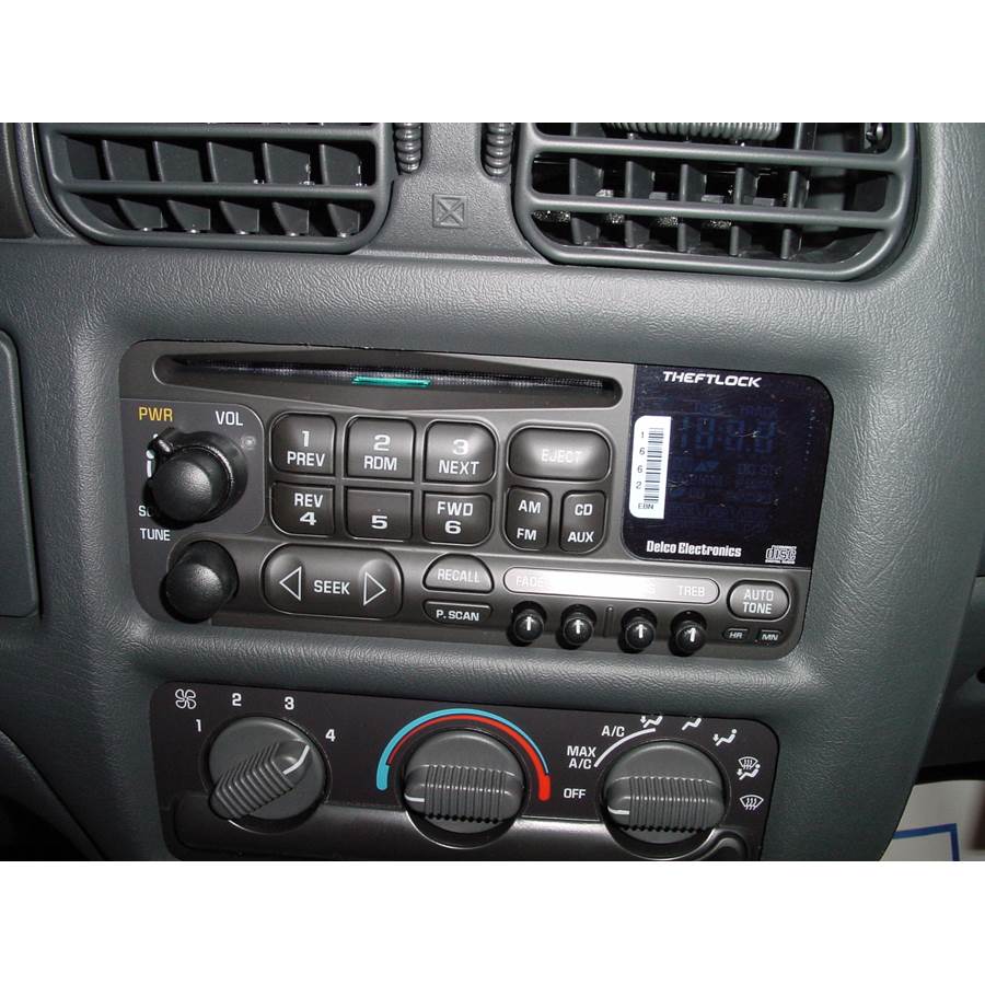 2001 Chevrolet S10 Factory Radio