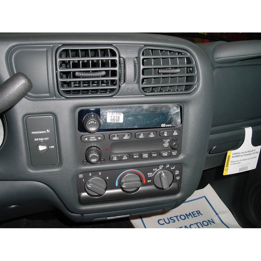 2002 Chevrolet S10 Other factory radio option