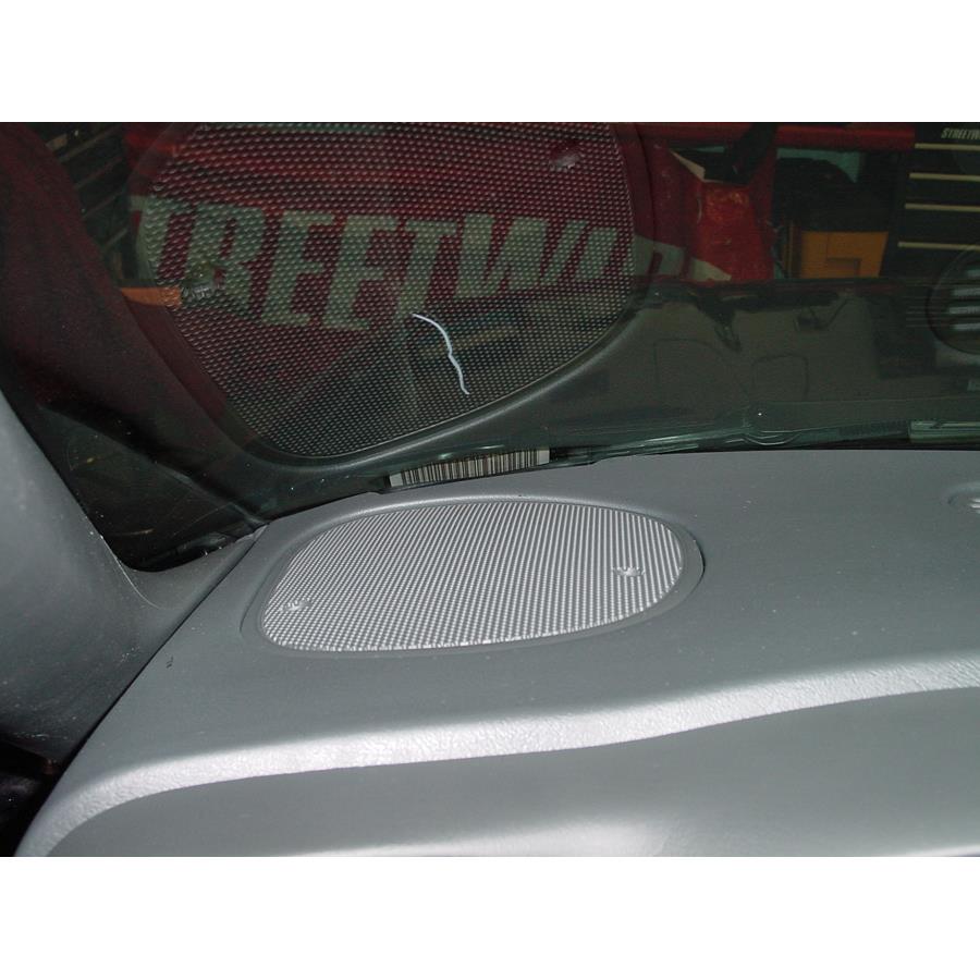 2002 Chevrolet S10 Dash speaker location