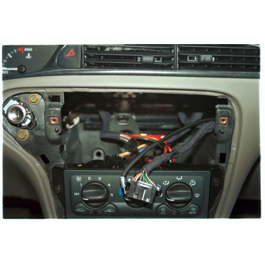 1998 Chevrolet Malibu Factory radio removed